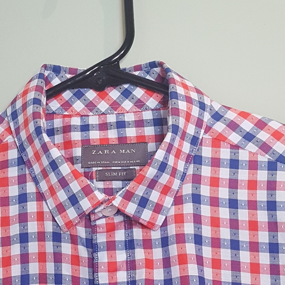 Zara Man Medium Slim Fit Dress Shirt - Picture 2 of 7